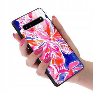 Etui Glass do SAMSUNG S10 5G Wiosenne Flower Wzory