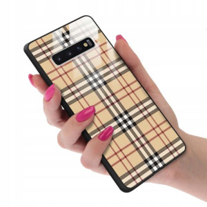 Etui GLASS do SAMSUNG S10 Kratka Pattern Top Wzory
