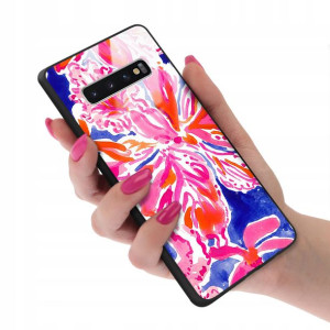 Etui Glass do SAMSUNG S10 Kwiaty Wiosenne Wzory