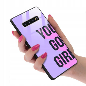 Etui Glass do SAMSUNG S10 PLUS Kobiece Girl Wzory