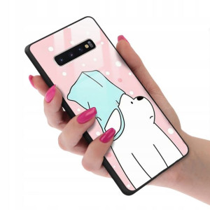 Etui Glass do SAMSUNG S10 PLUS We Bare Bears Wzory