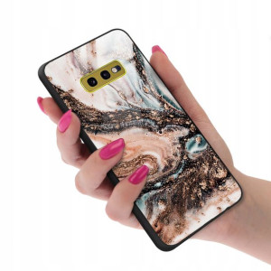 Etui Glass do SAMSUNG S10e Marmurki Marble Wzory