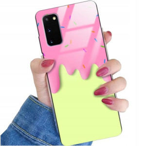 Etui Glass do SAMSUNG S20 5G Case Słodkie Wzory
