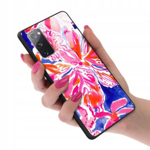 Etui Glass do SAMSUNG S20 FE Kwiaty Wiosenne Wzory