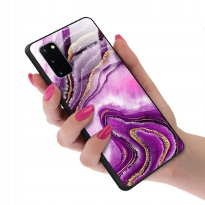 Etui Glass do SAMSUNG S20 Marmurki Marble Wzory