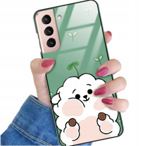 Etui Glass do SAMSUNG S21 5G Case Słodkie Wzory