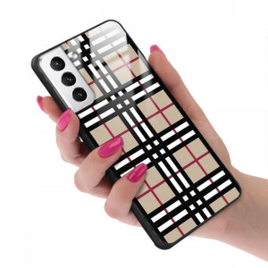 Etui GLASS do SAMSUNG S21 PLUS 5G Kratka Top Wzory