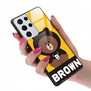 Etui Glass do SAMSUNG S21 ULTRA Bare Bears Wzory