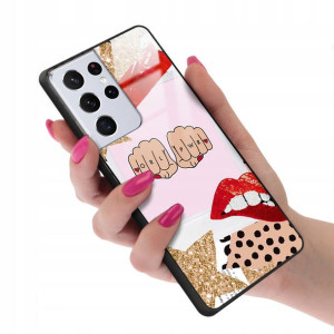 Etui Glass do SAMSUNG S21 ULTRA Dziewczęce Wzory