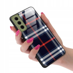 Etui GLASS do SAMSUNG S21FE Kratka Pattern Wzory