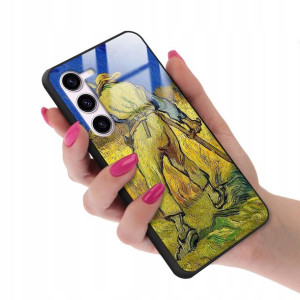 Etui Glass do SAMSUNG S23 Impresjonistyczne Wzory