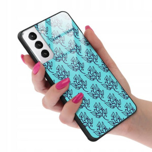 Etui GLASS do SAMSUNG S30 PLUS Kwiaty Wiosna Wzory