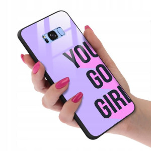 Etui Glass do SAMSUNG S8 PLUS Kobiece Girl Wzory