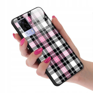 Etui GLASS do VIVO S9E Kratka Pattern Top Wzory