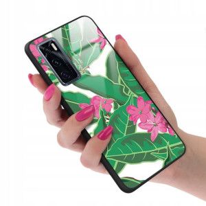 Etui GLASS do VIVO V20SE Kwiatowe Wiosenne Wzory