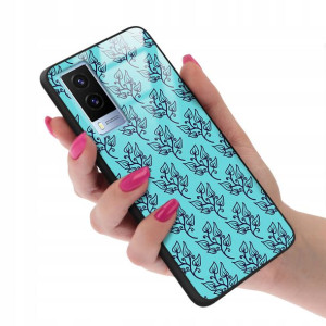 Etui GLASS do VIVO V21E 5G Kwiaty Wiosenne Wzory