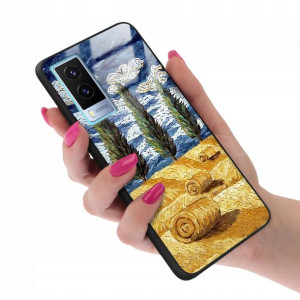 Etui Glass do VIVO V21E 5G Top Impresja Dali Wzory