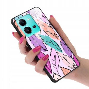 Etui GLASS do VIVO V25 5G Dziecięce Bajkowe Wzory