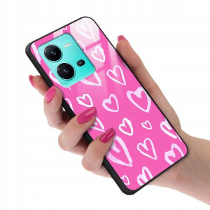 Etui Glass Do VIVO V25 5G Wakacyjne Modne Wzory