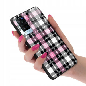 Etui GLASS do VIVO X60 Kratka Pattern Top Wzory