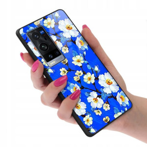 Etui Glass do VIVO X60 PRO PLUS Kwiaty Top Wzory