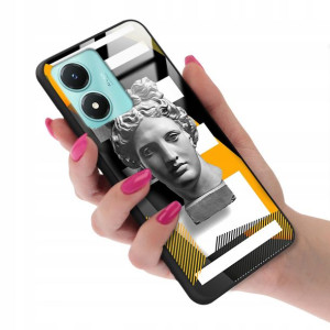 Etui GLASS do VIVO Y02S Art Nowoczesne Top Wzory