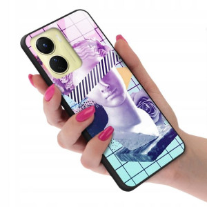 Etui GLASS do VIVO Y16 4G Art Nowoczesne Top Wzory