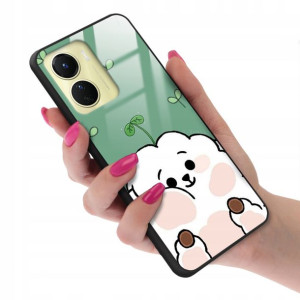 Etui GLASS do VIVO Y16 4G Dziecięce Bajkowe Wzory