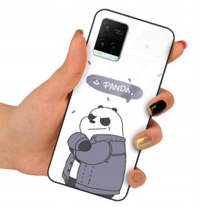 Etui Glass do VIVO Y21 Case Bare Bears Top Wzory