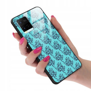 Etui GLASS do VIVO Y21 Kwiatowe Wiosenne Top Wzory
