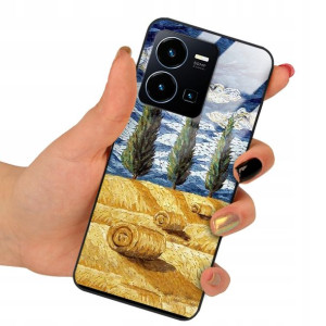 Etui GLASS do VIVO Y22S Case Impresja Gogh Wzory