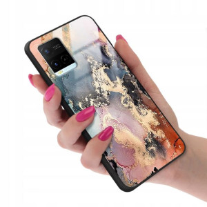 Etui Glass do VIVO Y32 Case Marmurki Marble Wzory