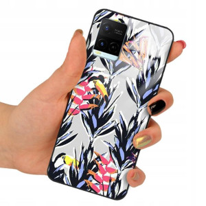Etui Glass do VIVO Y32 Obudowa Letnie Top Wzory