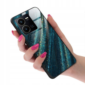 Etui GLASS do VIVO Y35 Marmurki Marble Top Wzory