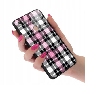 Etui GLASS do VIVO Y83 Kratka Pattern Top Wzory