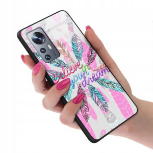 Etui Glass do XIAOMI 12 5G Case Boho Łapacze Wzory