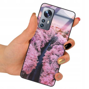 Etui Glass do XIAOMI 12 5G Case Wiosenne Top Wzory