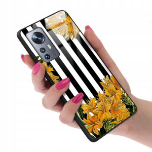 Etui Glass do XIAOMI 12 5G Kwiaty Wiosenne Wzory
