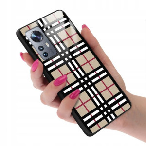 Etui GLASS do XIAOMI 12 Kratka Pattern Top Wzory