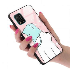Etui Glass do XIAOMI MI 10 LITE Bare Bears Wzory