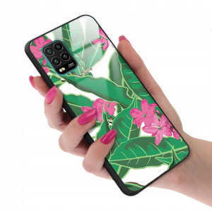 Etui GLASS do XIAOMI MI 10 LITE Kwiatowe Top Wzory