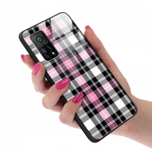 Etui GLASS do XIAOMI MI 10T 5G Case Kratka Wzory