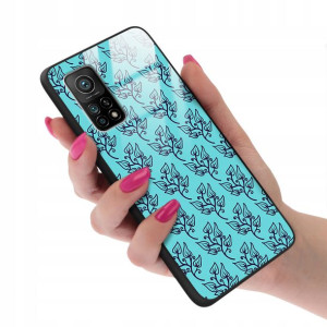 Etui GLASS do XIAOMI MI 10T 5G Kwiaty Wiosna Wzory