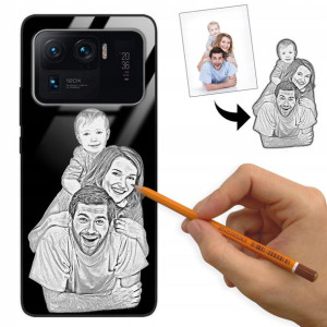 Etui Glass do XIAOMI Mi 11 ULTRA Rysunek Rysunek