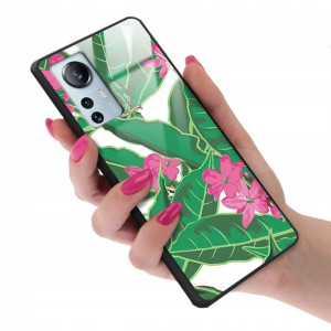 Etui GLASS do XIAOMI MI 12 LITE Kwiatowe Top Wzory