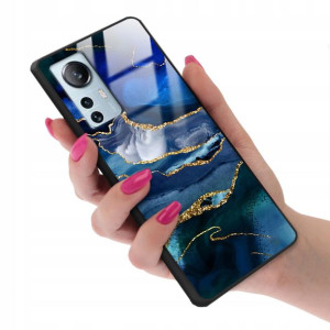 Etui GLASS do XIAOMI MI 12 LITE Marmurki Top Wzory