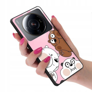 Etui GLASS do XIAOMI MI 12S ULTRA Bare Bears Wzory