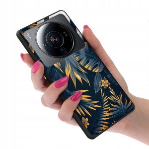 Etui GLASS do XIAOMI MI 12S ULTRA Botanic Wzory
