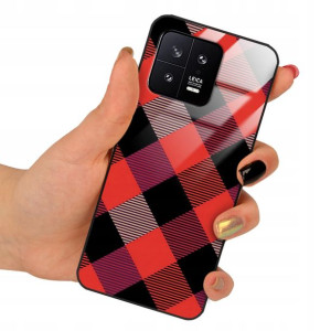 Etui Glass do XIAOMI MI 13 Kratka W Kratkę Wzory