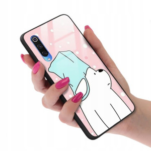 Etui Glass do XIAOMI Mi 9 Case We Bare Bears Wzory